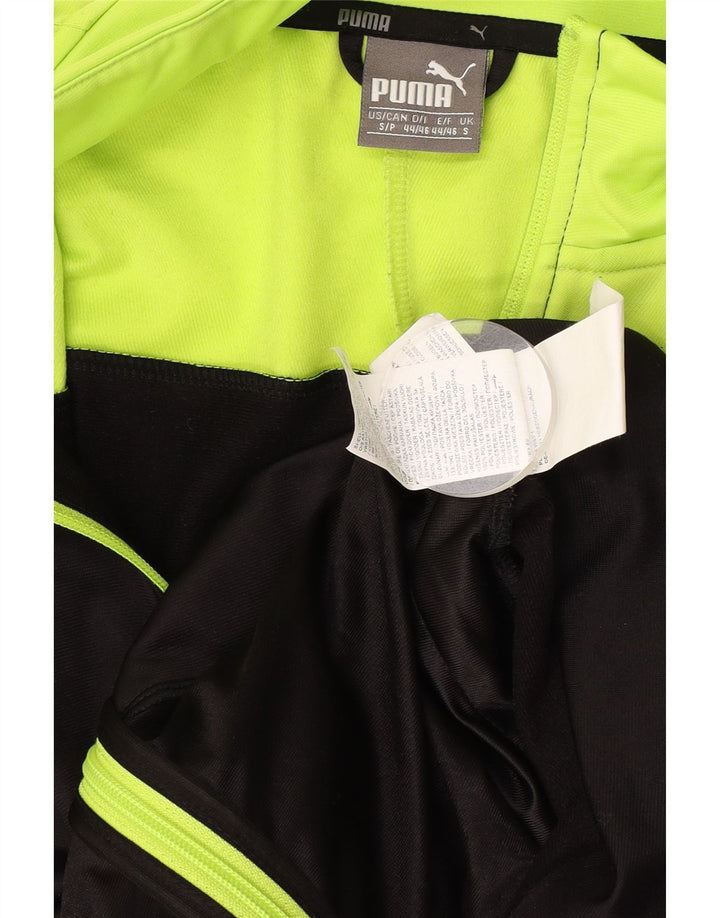 Puma Herre grafisk træningsdragt Topjakke Lille sort Colourblock Polyester