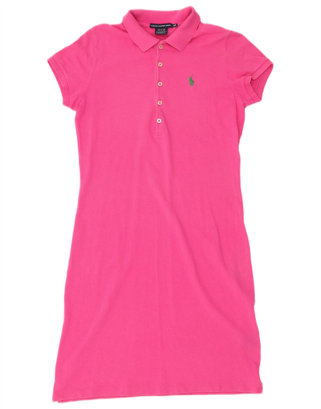 RALPH LAUREN Dame polokjole UK 10 Small Pink Bomuld