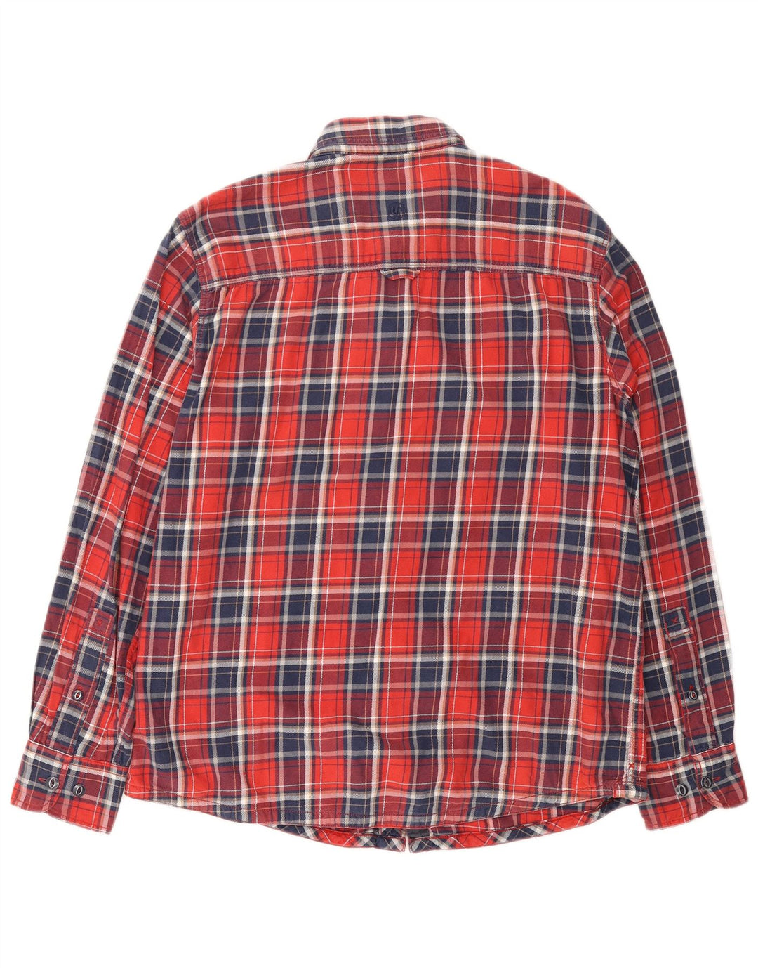 FAT FACE Mens Flannel Shirt Large Red Check Cotton