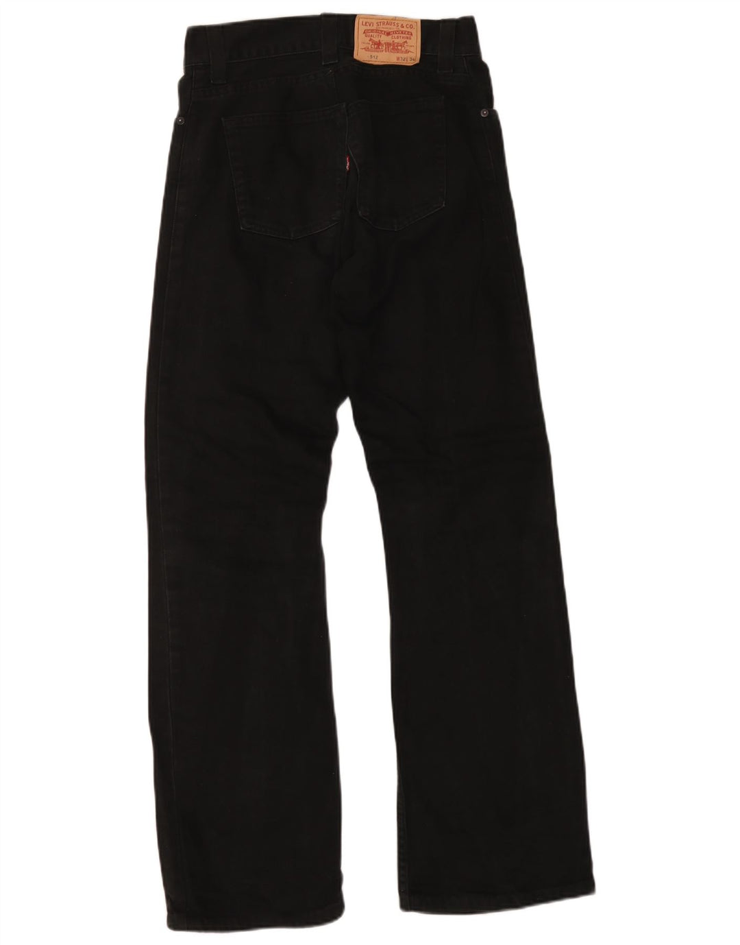 Levi's Herre 512 Slim Tapered Jeans W32 L34 Sort