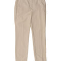 ZARA Slim Chino-bukser til kvinder Small W26 L28 Hvid polyester
