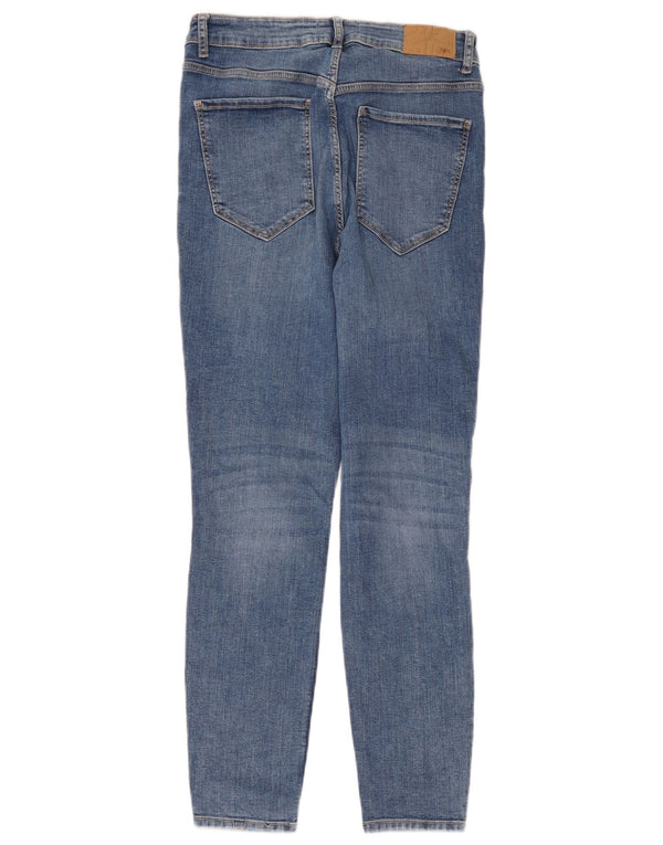 Zara Dame Skinny Jeans EU 44 XL W34 L26 Blå Bomuld