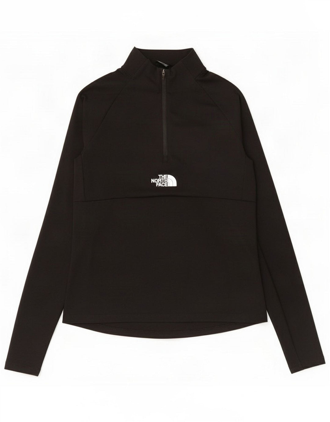The North Face Dame Pullover med lynlås-hals-træningsdragt Top UK 10 Small Black