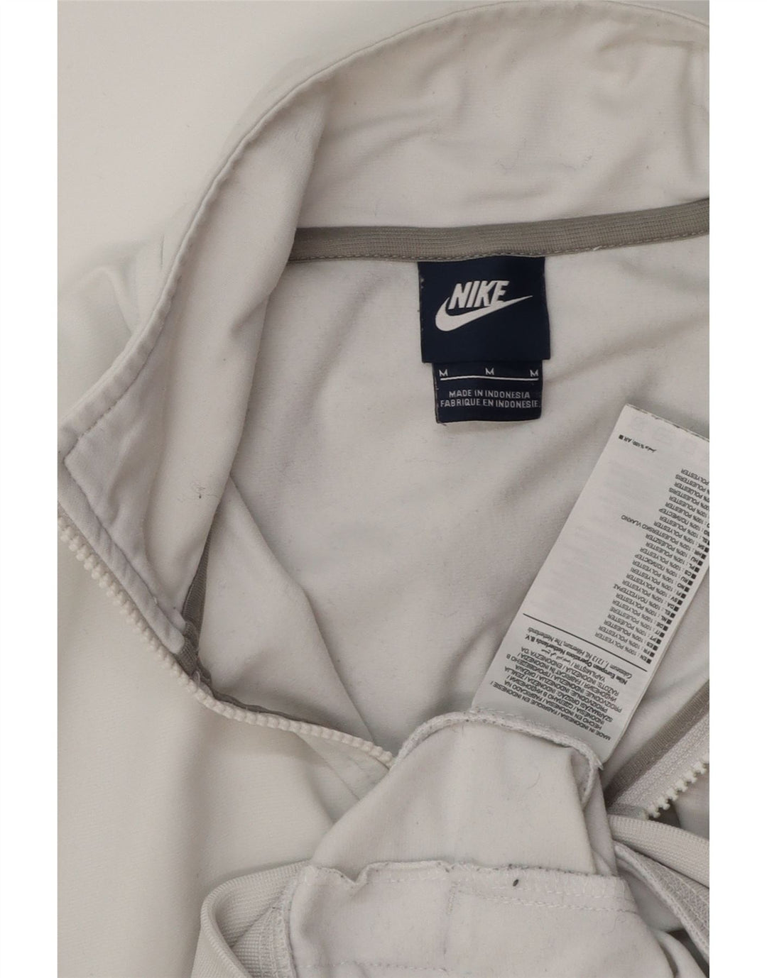 NIKE Træningsdragt til mænd Topjakke Medium White Colourblock Polyester