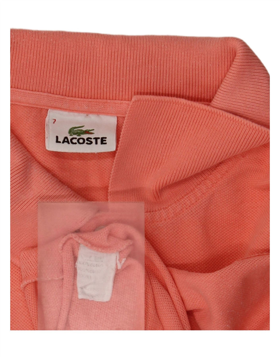 Lacoste Herre poloskjorte str. 7 2XL Pink Bomuld