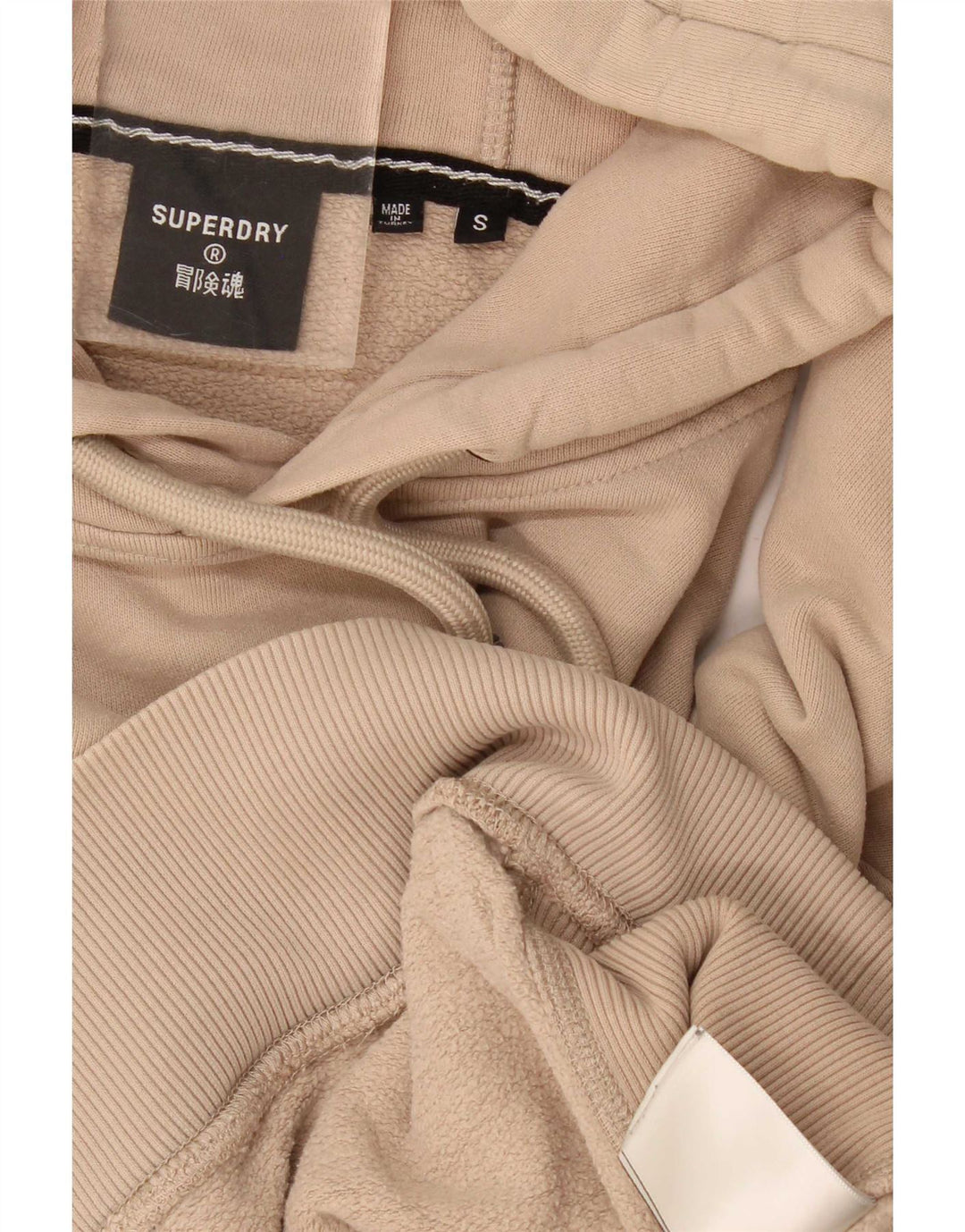 Superdry Grafisk hættetrøje til mænd, lille beige