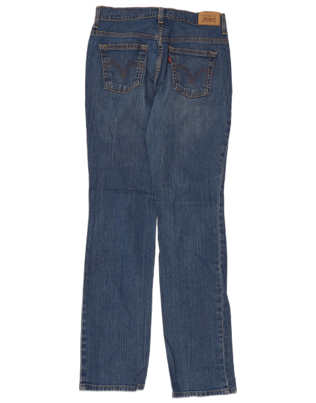 Levi's Dame 505 Straight Jeans US 4 Small W28 L32 Blå Bomuld