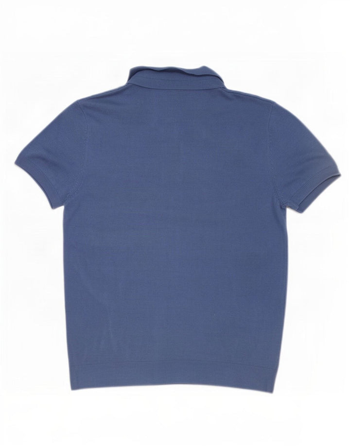 Zara Poloskjorte til mænd Medium Blue Viscose