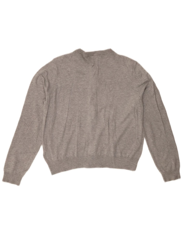 Marks & Spencer Dame Cardigan Sweater UK 16 Large Grey Viscose