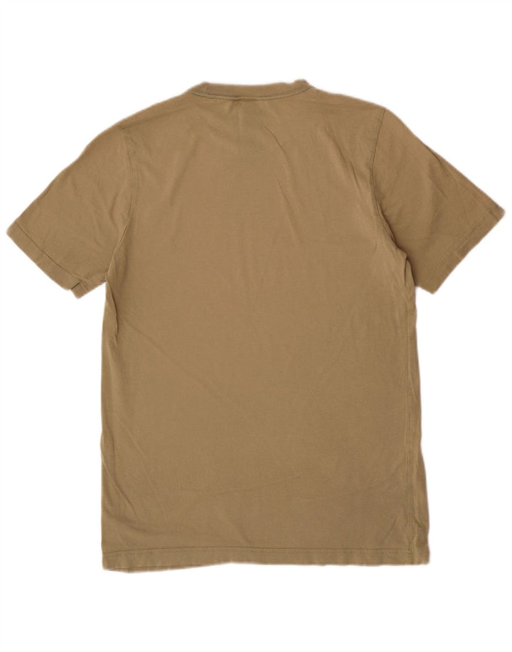 Adidas Herre Regular Graphic T-Shirt Top Lille Khaki Bomuld