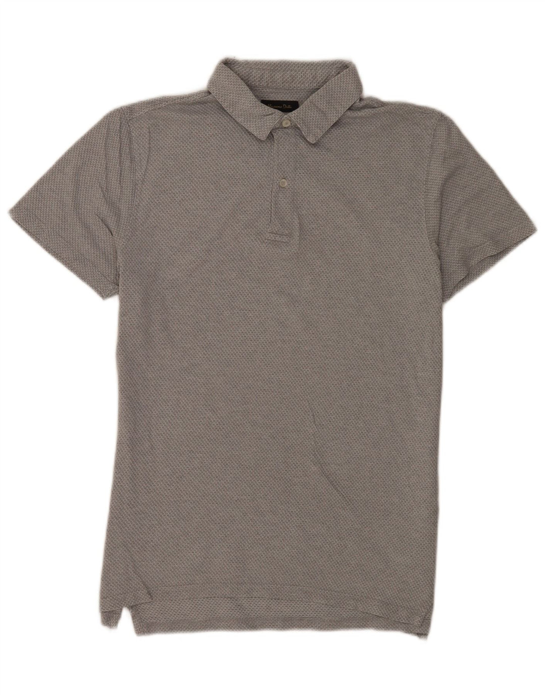 Massimo Dutti Herre Casual Fit Polo Shirt Stor Grå