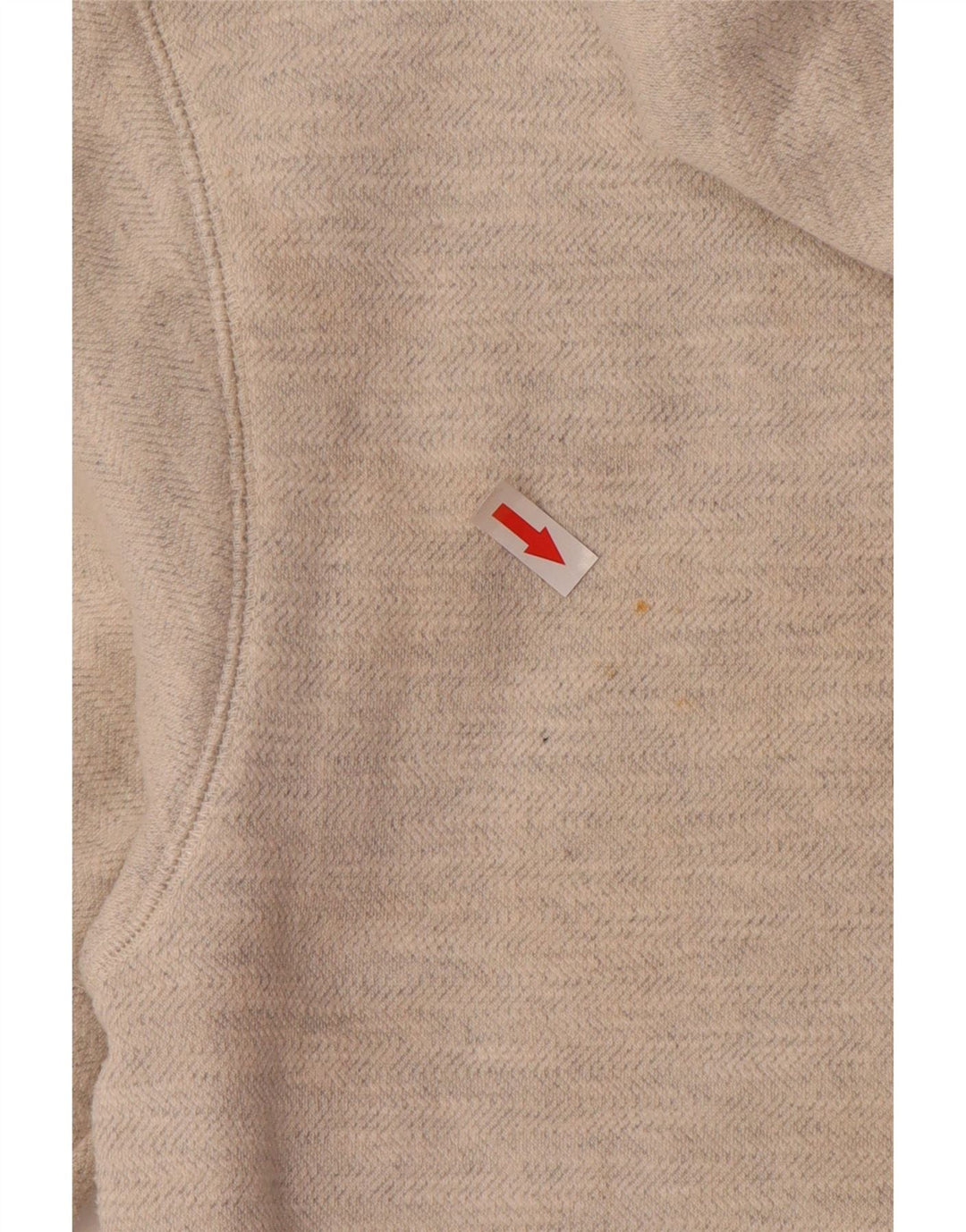 BILLABONG hættetrøje med lynlås til kvinder UK 8 Small Grey Colourblock