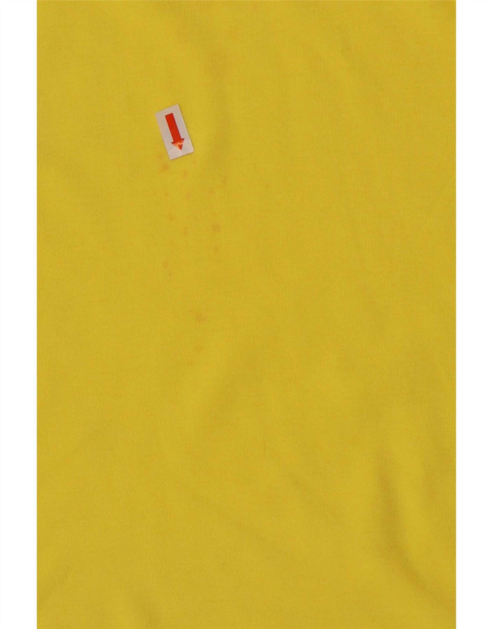 Burton Herre grafisk T-shirt top lille gul bomuld
