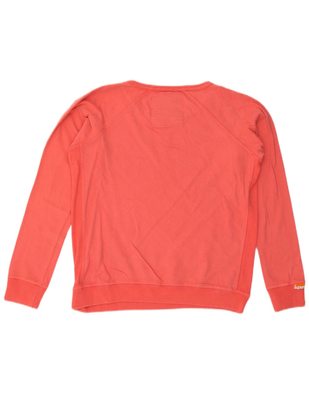 SUPERDRY Dame Sweatshirt Jumper UK 16 Large Pink
