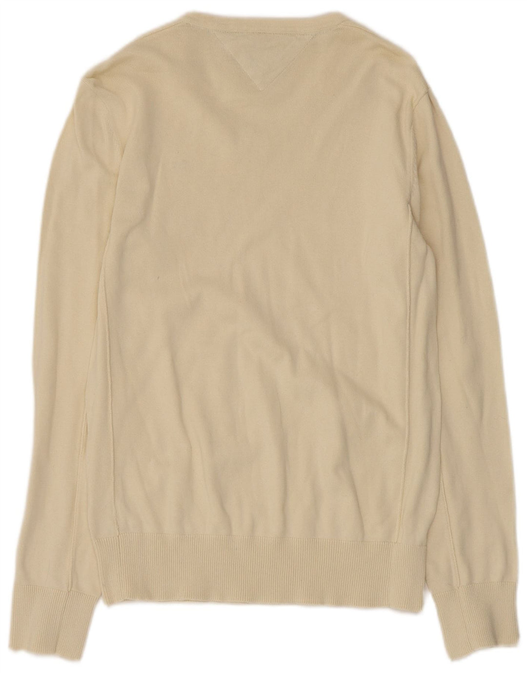 Tommy Hilfiger Herre V-hals sweater Medium Beige Bomuld