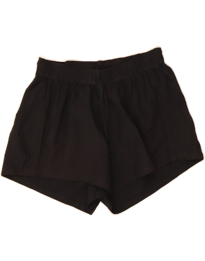 NEW BALANCE Womens Sport Shorts UK 8 Small  Black Polyester Vintage New Balance and Second-Hand New Balance from Messina Hembry 