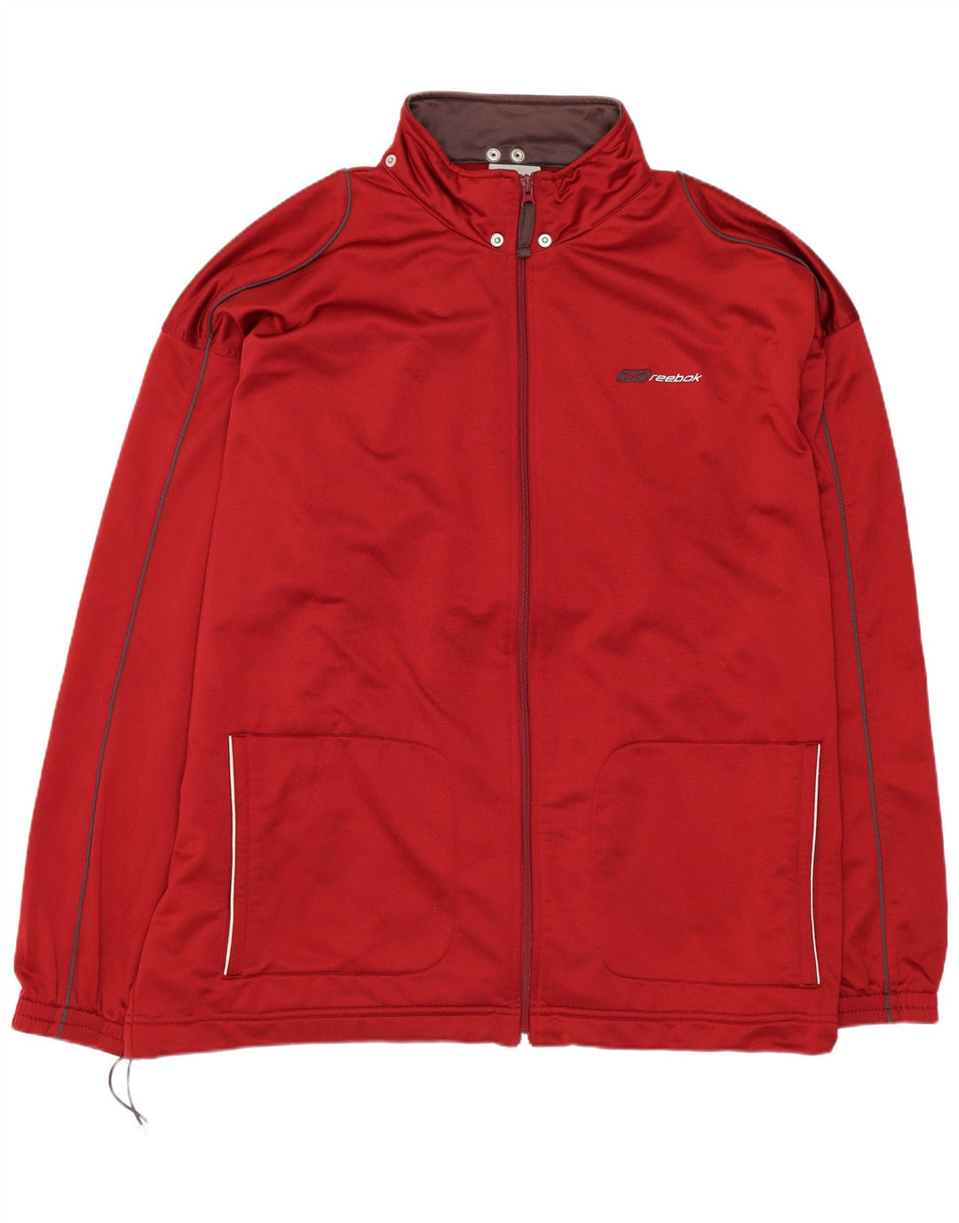 Reebok Træningsdragt til mænd Topjakke XL Rød Polyester