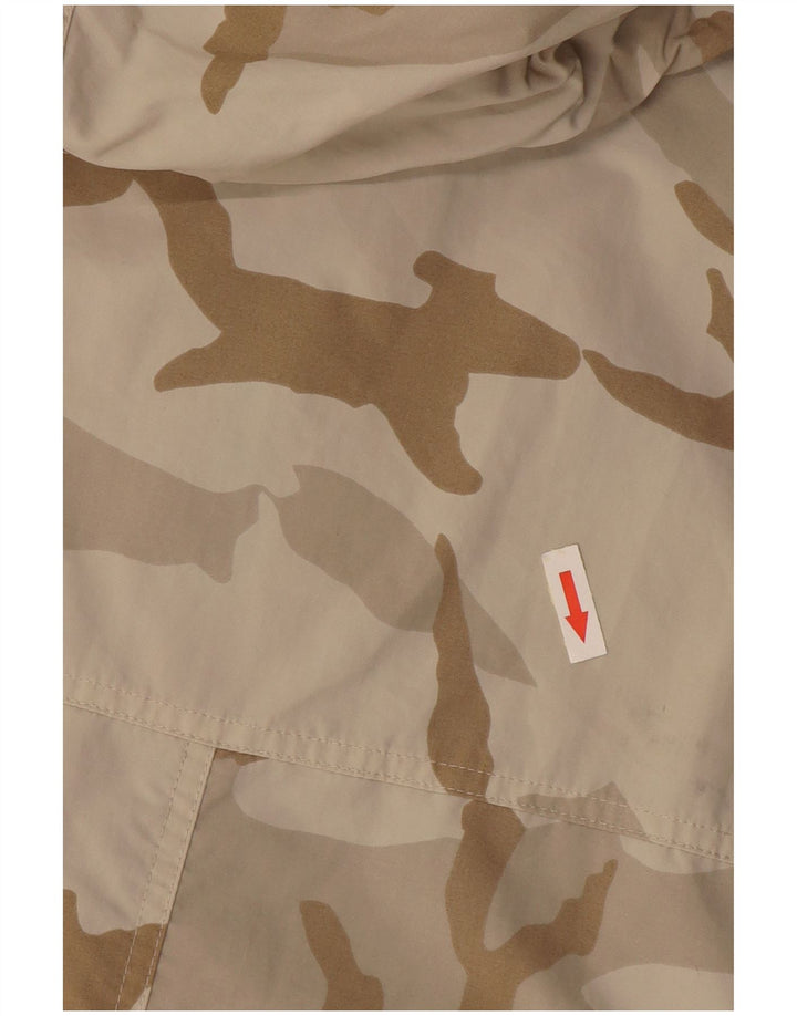 CARHARTT Herre Hættejakke Anorak UK 38 Medium Beige Camouflage Nylon