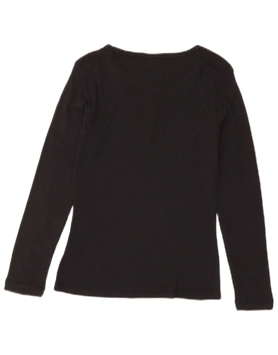 Champion Womens Heritage Classics Top Langærmet UK 12 Medium Sort Bomuld