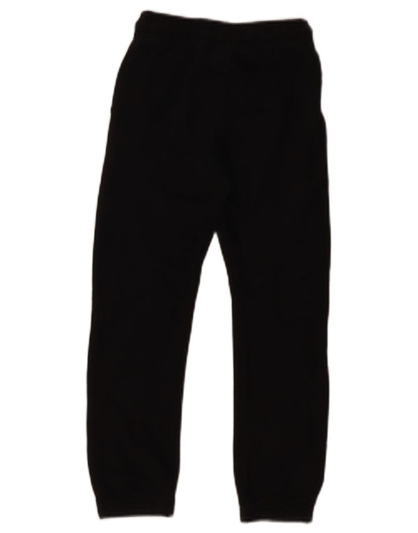 CHAMPION Boys Graphic Tracksuit Trousers Joggers 5-6 Years XS Black Cotton