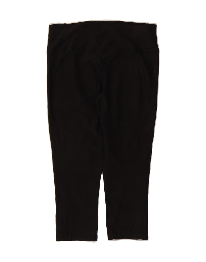 NIKE Womens Dri Fit Capri Leggings UK 12 Medium  Black Polyester Vintage Nike and Second-Hand Nike from Messina Hembry 