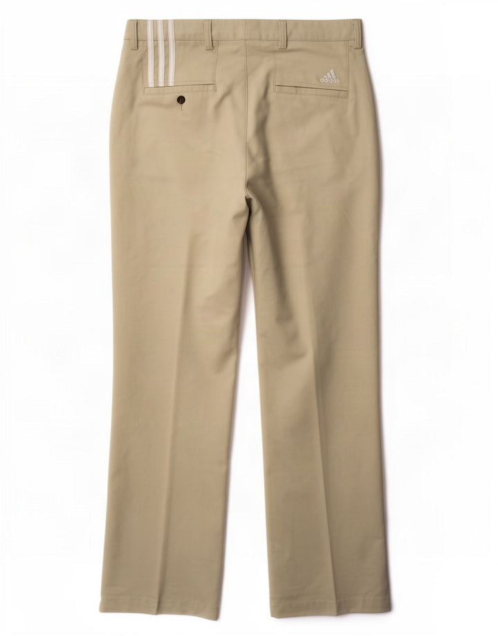 Adidas Herre Climacool Straight Chino Bukser W36 L32 Beige Polyester