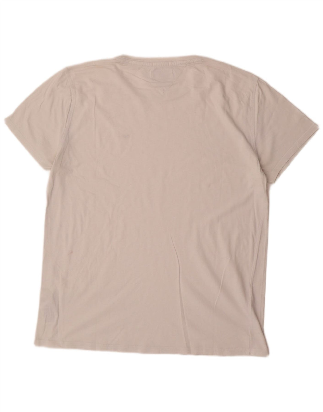 Tommy Hilfiger Herre Regular Fit T-Shirt Stor hvid bomuld