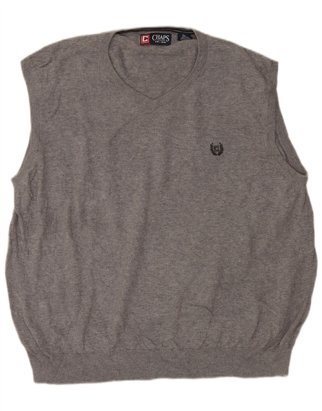 Chaps Herrevest Tank Top 2XL Grå Flecked Bomuld
