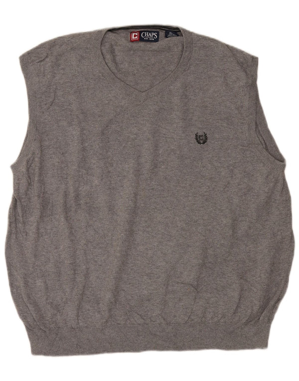 Chaps Herrevest Tank Top 2XL Grå Flecked Bomuld