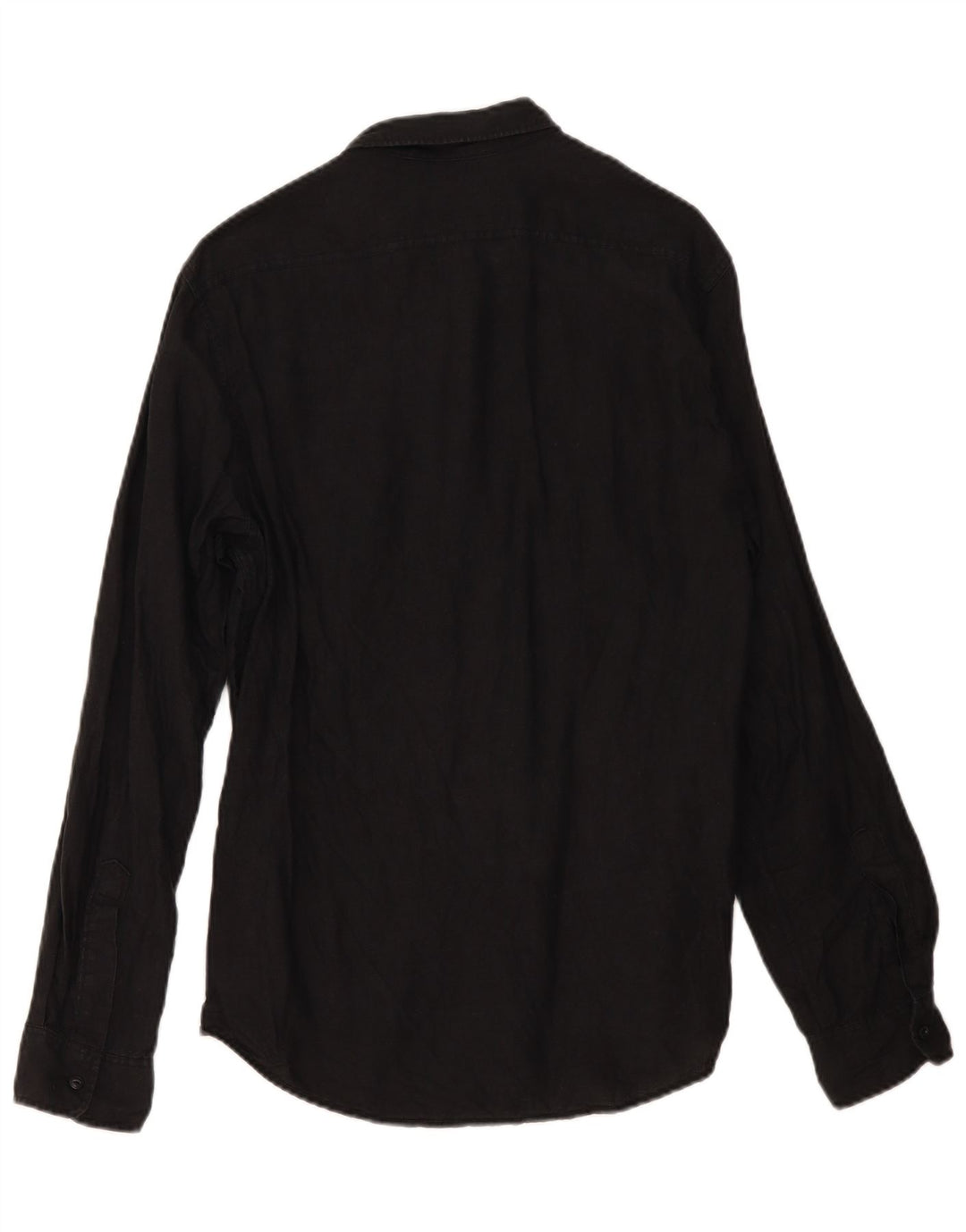 Ralph Lauren Herre Military Shirt Medium Sort hør