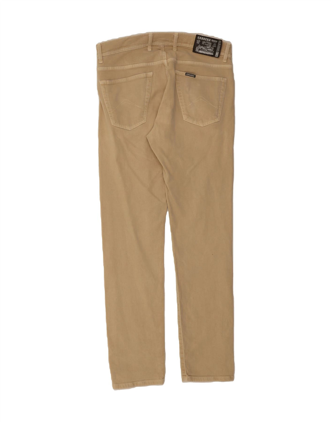 CARRERA Mens 717 Slim Jeans IT 48 Medium W33 L33 Beige Cotton Vintage Carrera and Second-Hand Carrera from Messina Hembry 