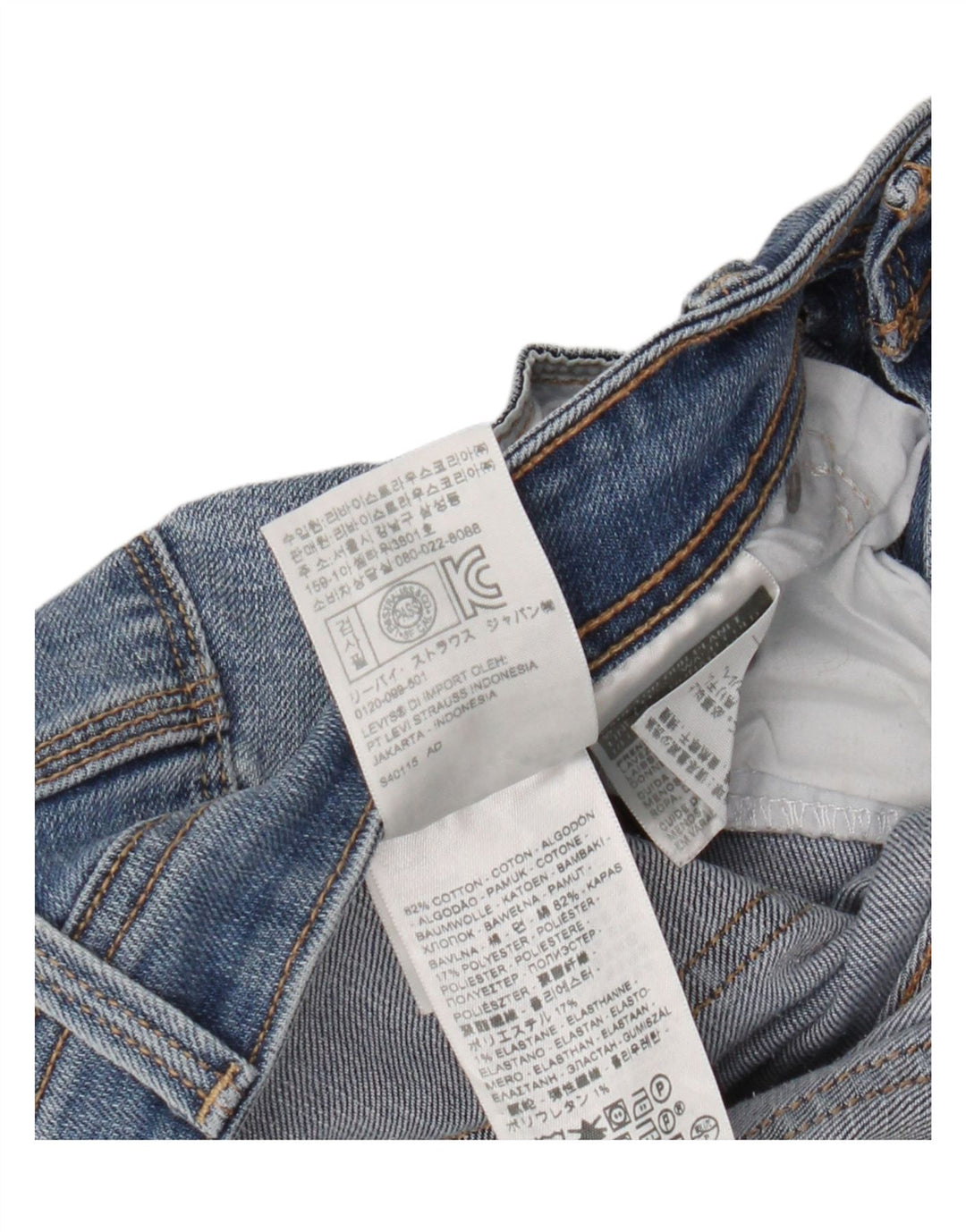 Levi's Dame Bootcut Jeans W30 L27 Blå Bomuld