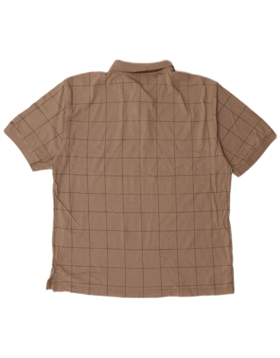 Izod Poloshirt til mænd Stor Beige Geometrisk Bomuld
