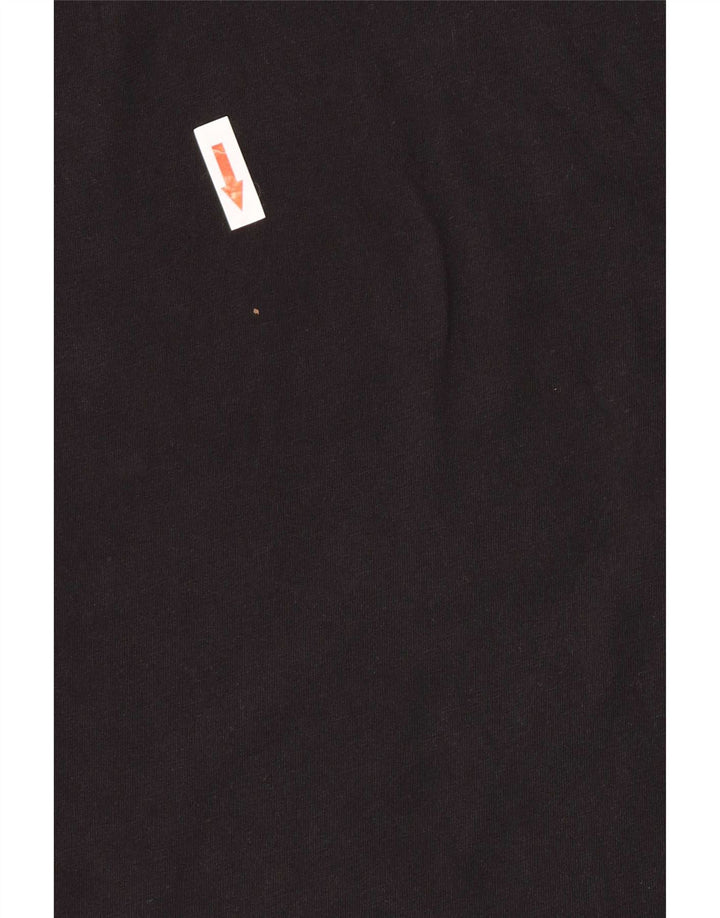 Armani Exchange Dame Grafisk Top Langærmet UK 12 Medium Sort