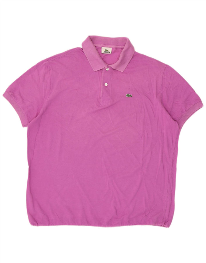 Lacoste Herre poloskjorte str. 7 2XL Pink Bomuld