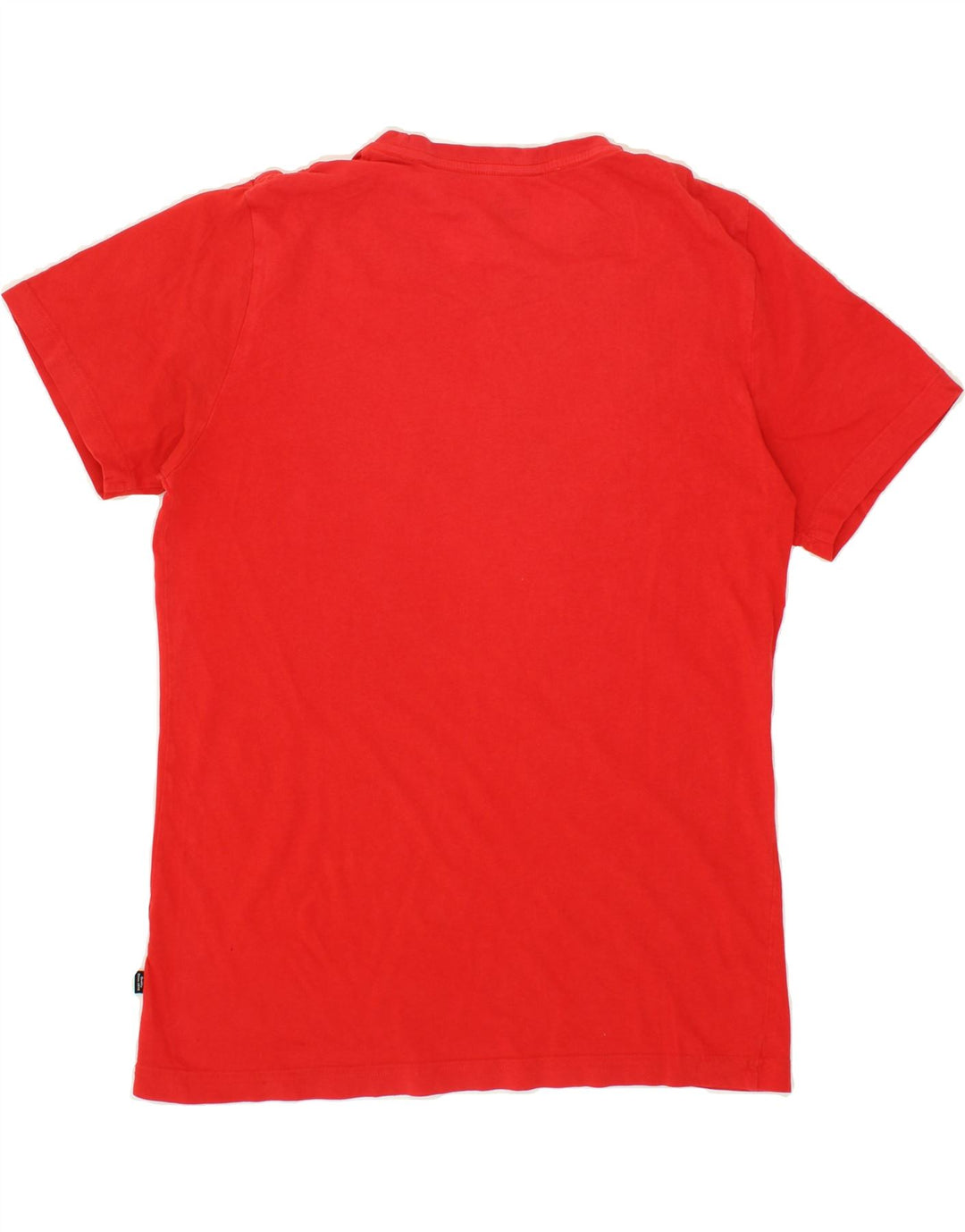 PUMA Mens Graphic T-Shirt Top Medium Red Cotton Vintage Puma and Second-Hand Puma from Messina Hembry 