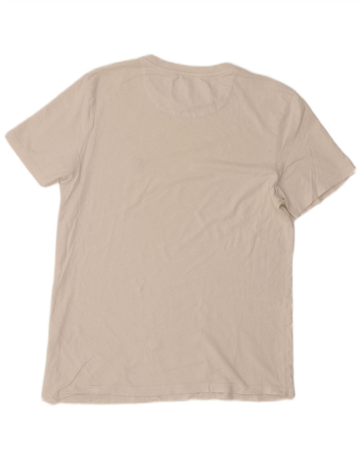 Lyle & Scott Herre kortærmet T-shirt Top Stor hvid bomuld