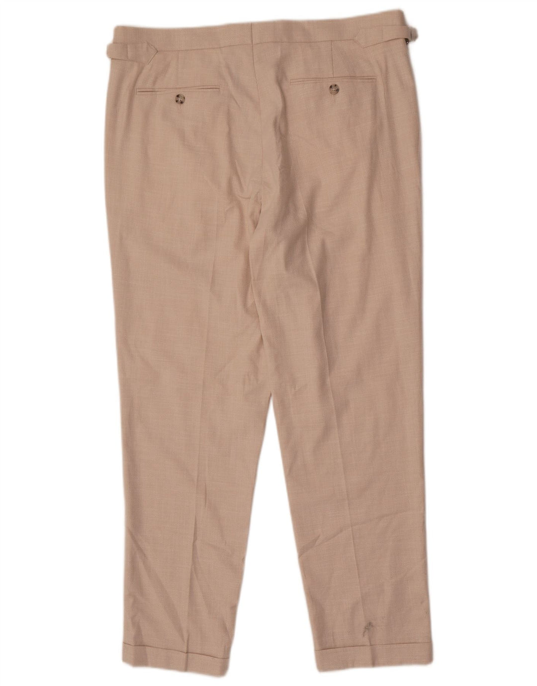 Marks & Spencer Herre Tapered Chino Bukser W36 L30 Beige Polyester