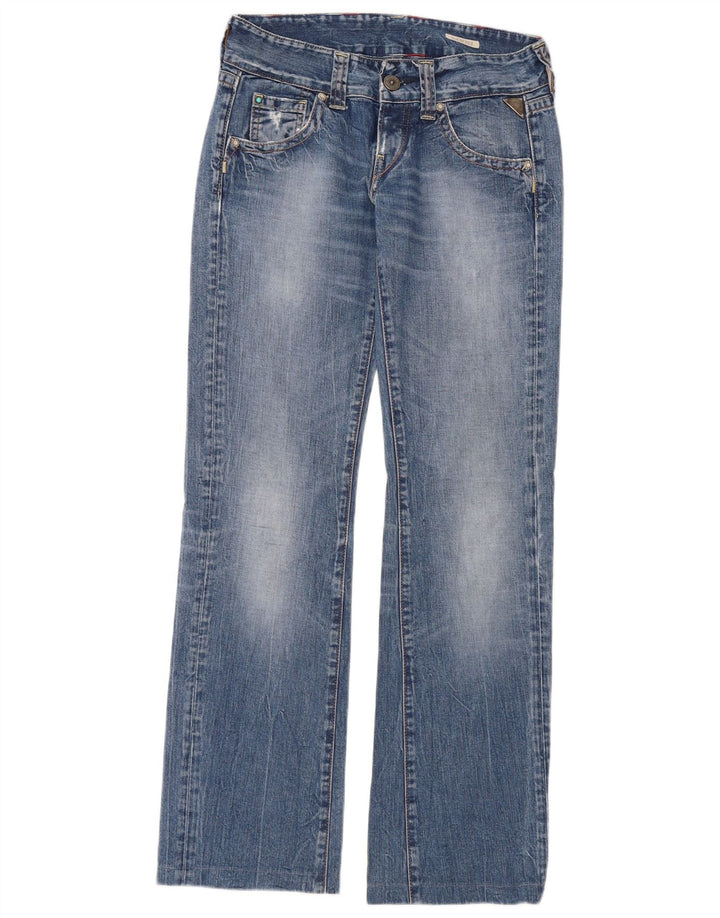 REPLAY Dame Swenf Ani Straight Jeans W30 L31 Blå