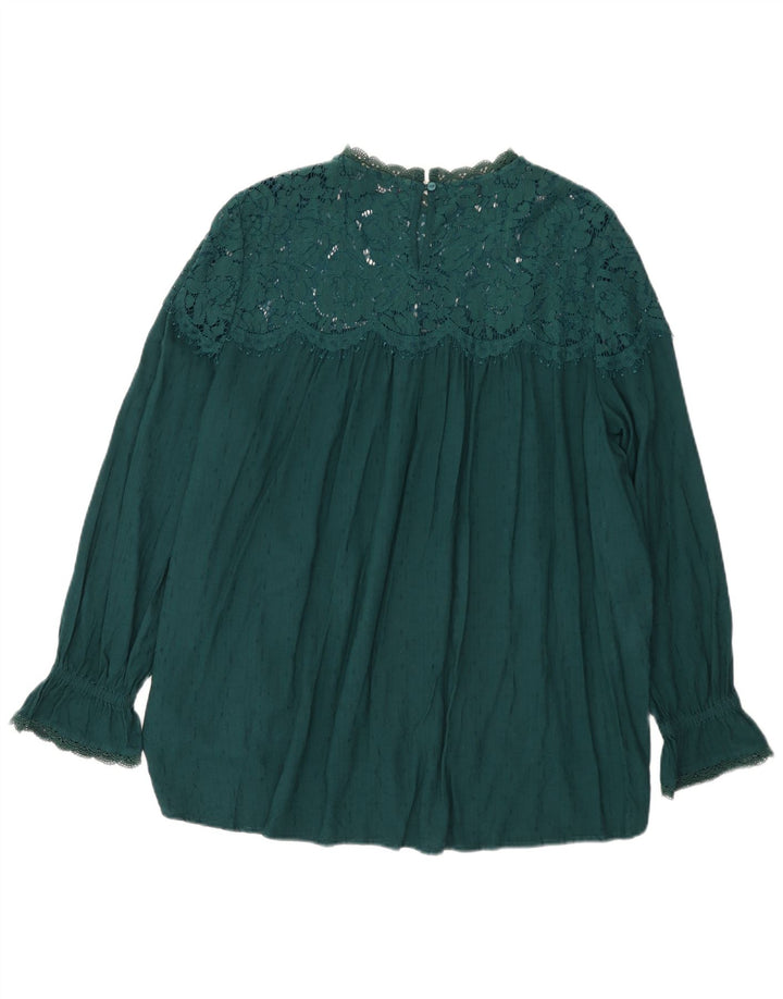 Marks & Spencer Damebluse Top UK 22 3XL Grøn Viscose