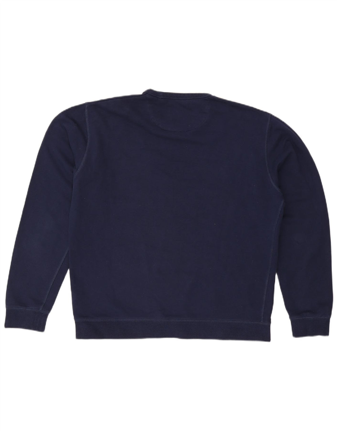 FARAH Herre sweater med rund hals XL marineblå bomuld
