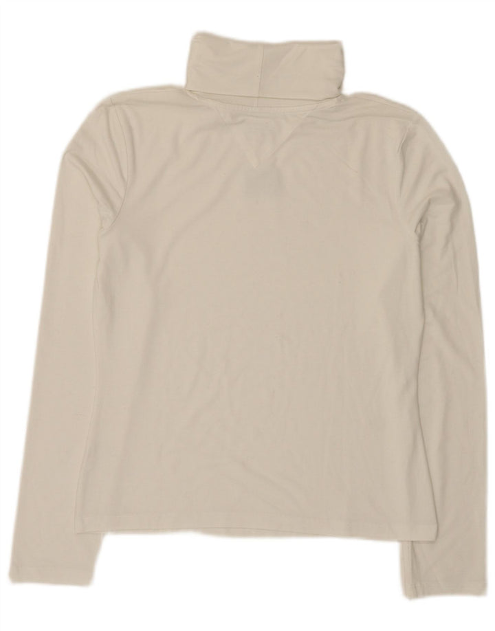 Tommy Hilfiger Dame Grafisk Top Langærmet UK 14 Large White