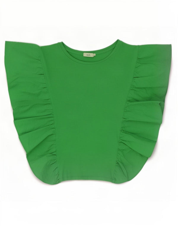 Zara Girls Batwing Bluse Top 13-14 År Grøn