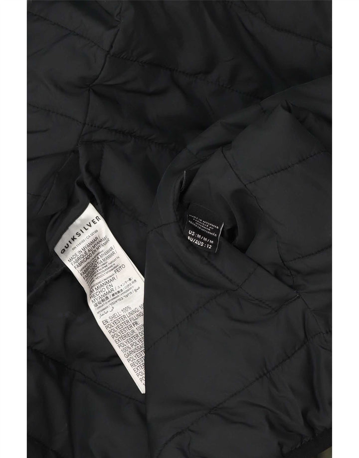 Quiksilver drenge hætte vendbar polstret jakke 11-12 år medium Khaki