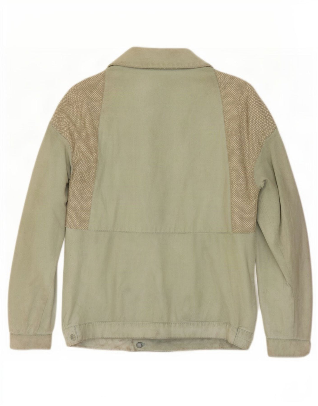 Vintage dame ruskindsjakke IT 44 Medium Green Læder