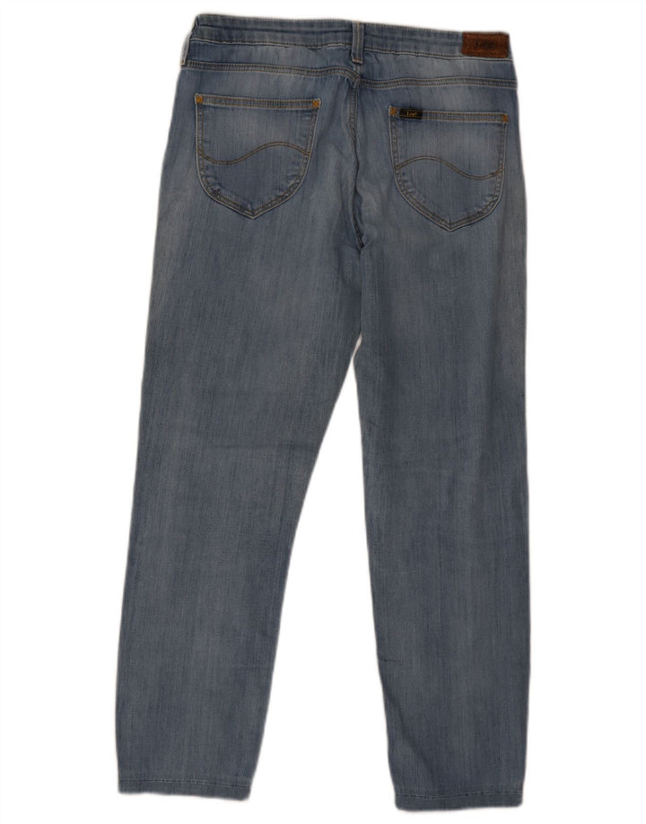 Lee Womens Cropped Jeans W29 L25 Blå