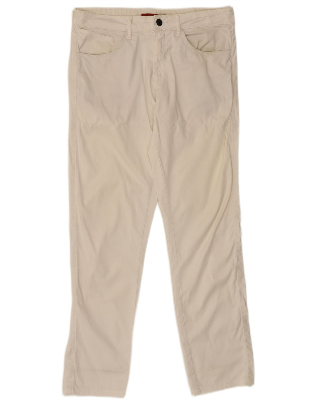 Zara Herre Slim Casual Bukser EU 40 Medium W31 L29 Hvid