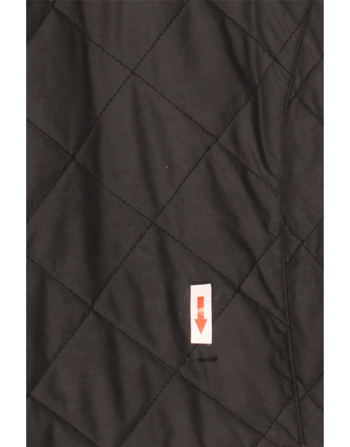 Schoffel Dame Oversized Quiltet Jakke UK 10 Small Black Polyester
