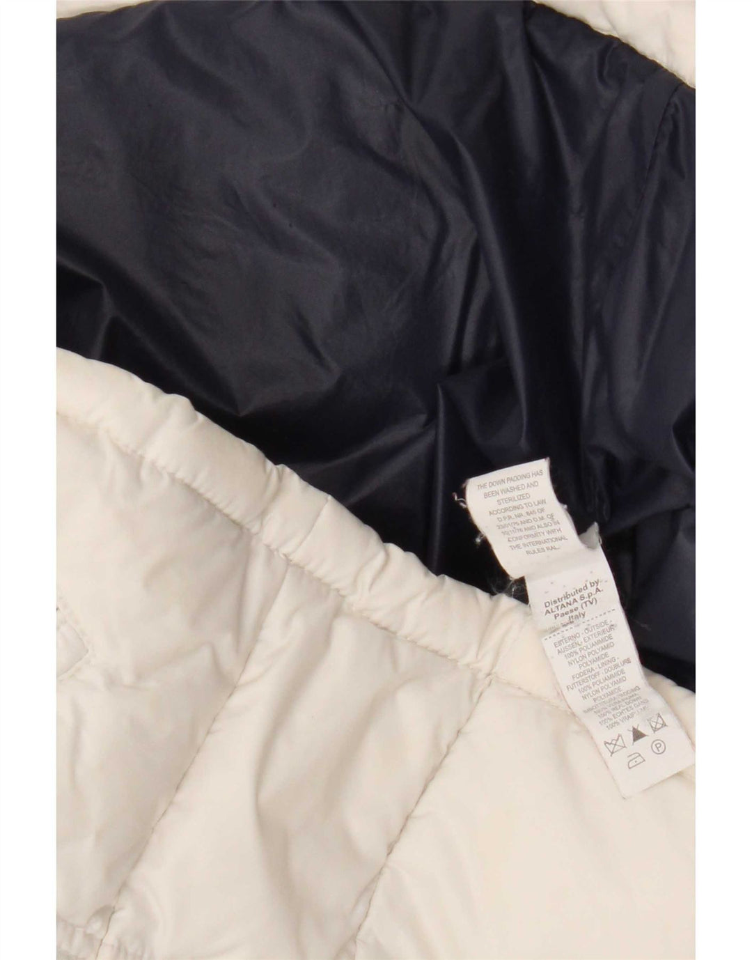 Moncler Piger Grafisk Polstret Jakke 9-10 År Hvid Colourblock Polyamid