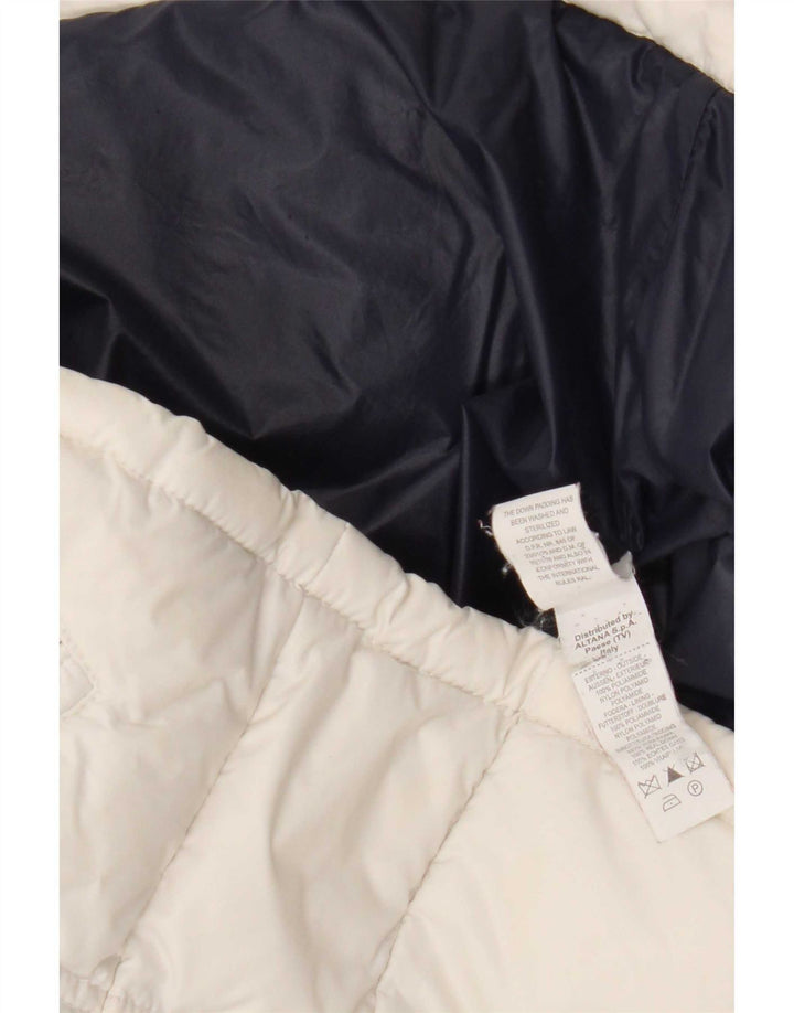 Moncler Piger Grafisk Polstret Jakke 9-10 År Hvid Colourblock Polyamid